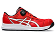 アシックス安全靴 ウィンジョブ CP219BOA (600クラシックレッド×ホワイト)